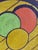 Abstract Yellow Canvas Painting Mid-Century Modern Vintage For Sale In Los Angeles - Image 6 of 9