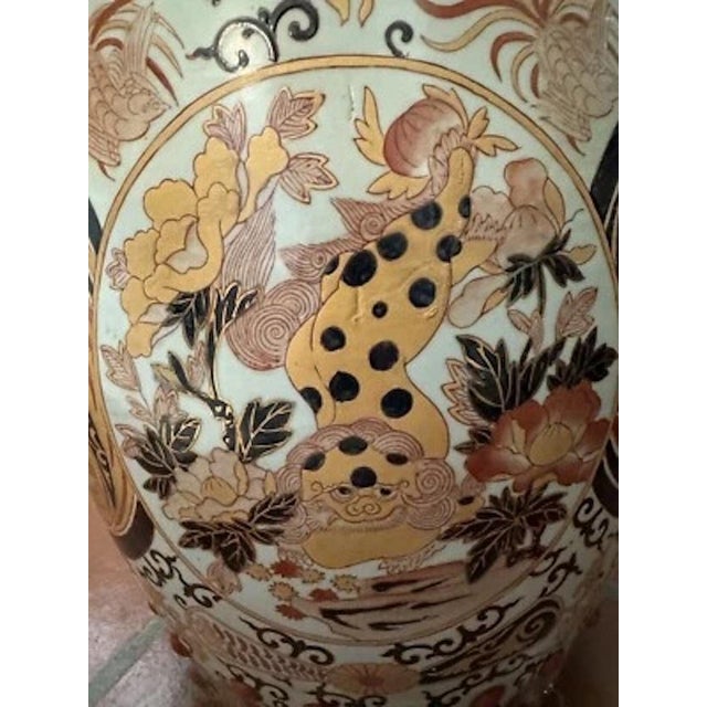 1950s Mid Century Chinese Hand Painted Porcelain Garden Stool For Sale - Image 9 of 12