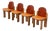 Dining Chairs by Silvio Coppola for Fratelli Montina, 1970s, Set of 4 For Sale