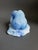 This is a gorgeous, moving pate de verre glass figurine sculpture, possibly a paperweight (but seems a bit big for that....