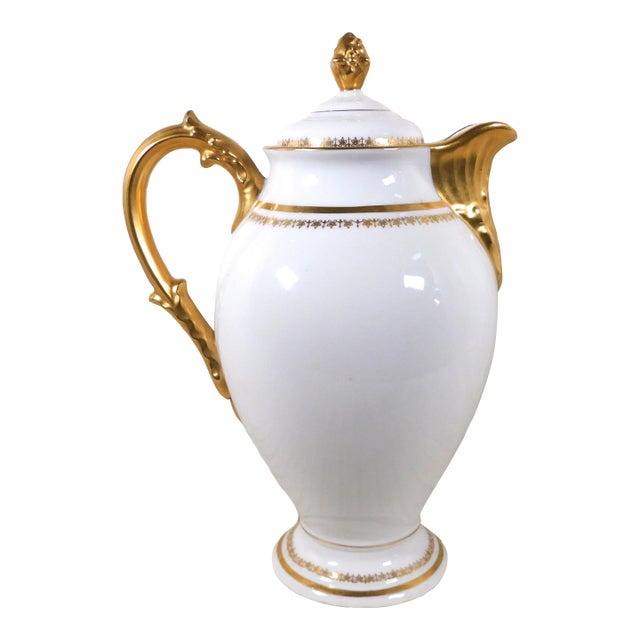 Late 18th Century Deliniers and Cie Limoges Chocolate Pot For Sale