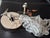 Gold Brass Shiny Unused VintageChandelier Medallion, 6 Foot Chain and Anchor Set For Sale - Image 4 of 13