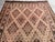 Cream Vintage Oversized Terracotta Geometric Wool Kilim Rug For Sale - Image 8 of 14