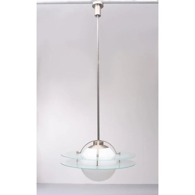 Art Deco Saturn Lamp by Willem H Gispen for Louis Van Teeffelen For Sale - Image 7 of 15