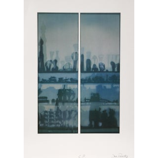 "Window Shade" Lithograph by Jack Radetsky For Sale