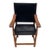 Antique Arts & Crafts Oak Library Armchair With Black Leather For Sale