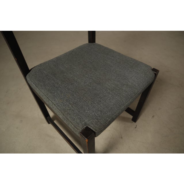 Black Dining Chairs by Jean Batenburg for Mi, Belgium, 1969, Set of 6 For Sale - Image 8 of 16