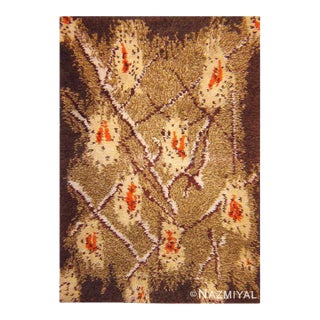 Nazmiyal Collection Vintage Shag Pile Swedish Rya Rug For Sale