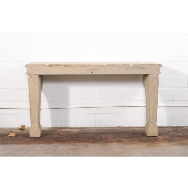 Wood Classical Italian Antique Wall Console For Sale - Image 7 of 12