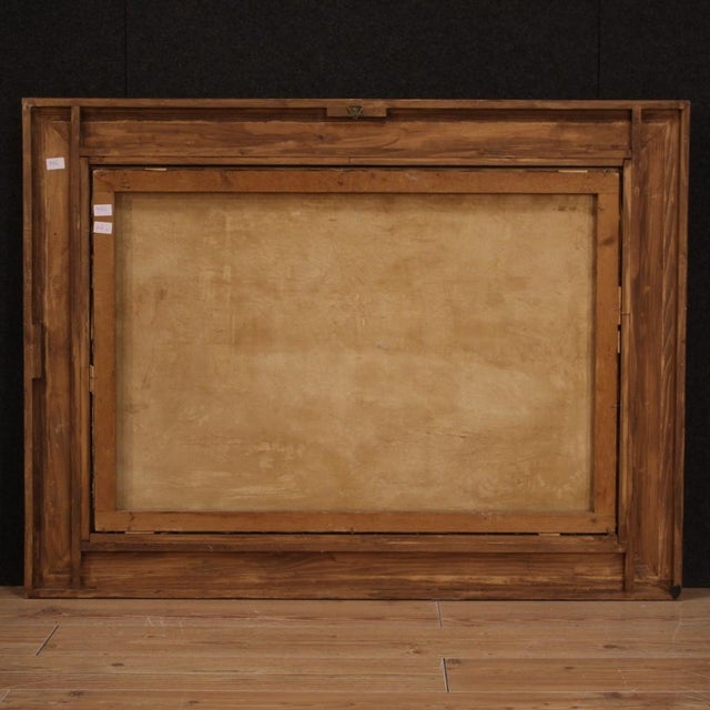 Italian Artist, Bucolic Landscape, 20th Century, Oil on Canvas, Framed For Sale - Image 11 of 16