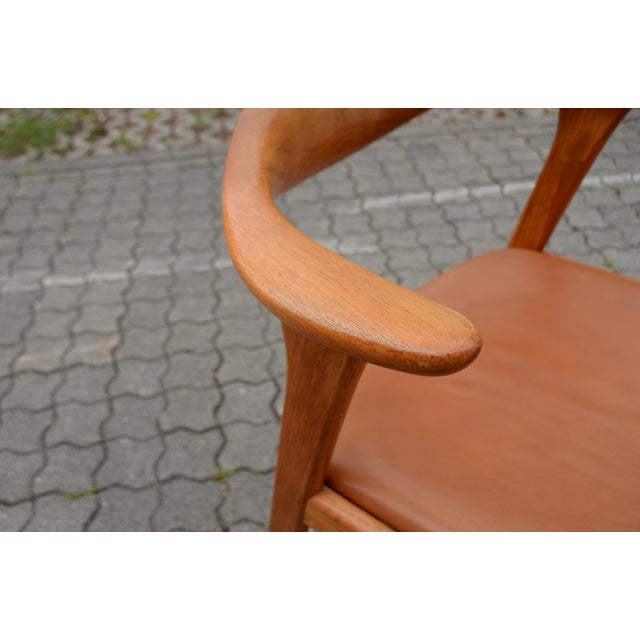 Danish Model 49 Teak Chair by Erik Kirkegaard for Høng Stolefabrik, 1950s For Sale - Image 15 of 17