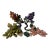 Vintage Chinese Carved Gemstone Grape Clusters - Set of 4 For Sale