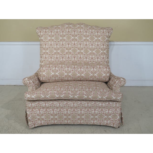Custom Upholstered High Back Clean Loveseat Chairish