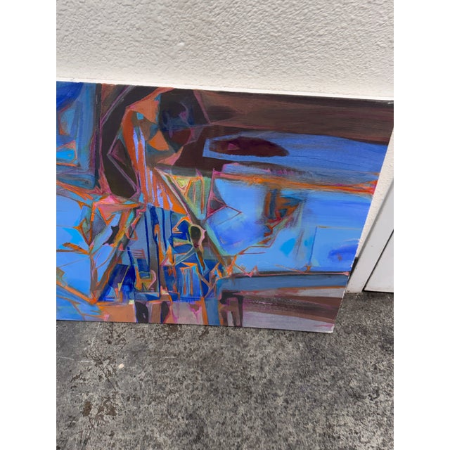 Abstract Abstract Acrylic on Canvas Painting, Circa 2011 For Sale - Image 3 of 12