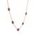 Infuse your style with a touch of elegance with this beautifully crafted station necklace. Designed for those who...