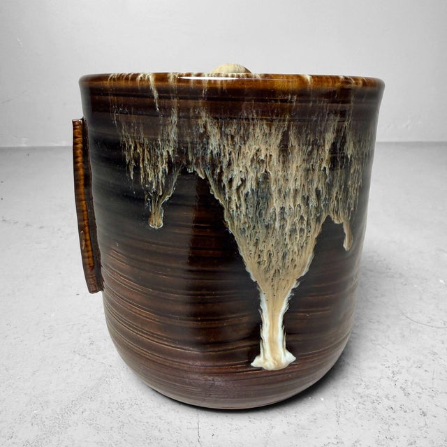 Takatori Mizusashi Ceramic Water Jar, 1970s For Sale - Image 14 of 16