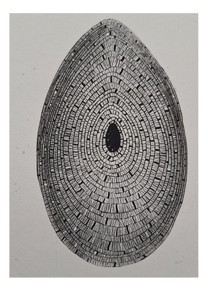 Jerzy Dmitruk, The Beginning of Fate (The Promised Heaven), 2009, Etching