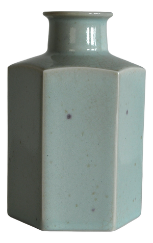 Mint Green Celadon Glazed Vase from Eslau, Denmark, 1950s-1960s