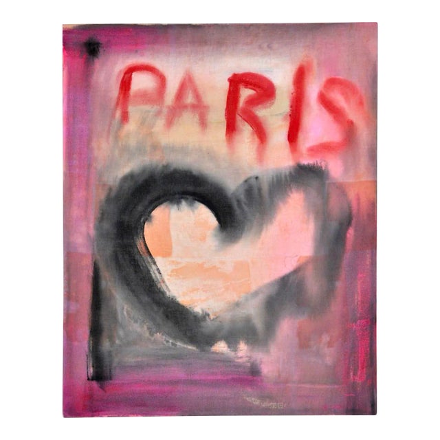 "Paris (P0547)" Original Contemporary Art by Mireya Betances For Sale