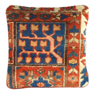 Pasargad Vintage Hand Knotted Farahan Rug Pillow For Sale