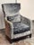 Contemporary Bespoke Wingback Lounge Armchair For Sale - Image 3 of 12