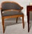 Modern 1990s Gunlocke Sculptural Wood Accent/Desk Chair With Curved Back For Sale - Image 3 of 8
