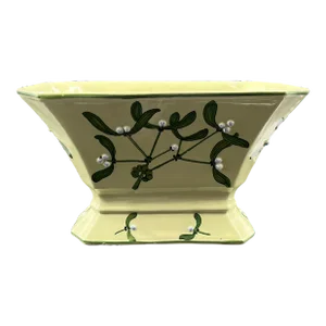 Mid 20th Century Italian Cachepot by Maioliche, Deruta