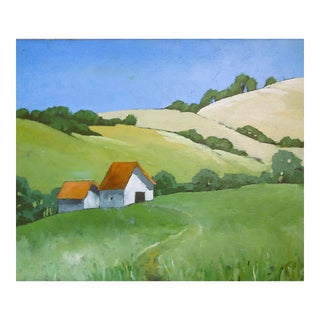 Sonoma Barns Lynne French 16x20 California Landscape O/C For Sale