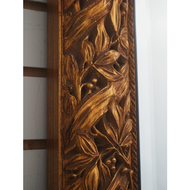 Pair Silvano Grifoni Rectangular Gold Frame Mirrors For Sale In Philadelphia - Image 6 of 8