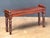 Brown Edwardian Hall Bench or Window Seat of Mahogany From England For Sale - Image 8 of 12