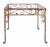 Metal Garden Table Wrought Iron For Sale - Image 7 of 7