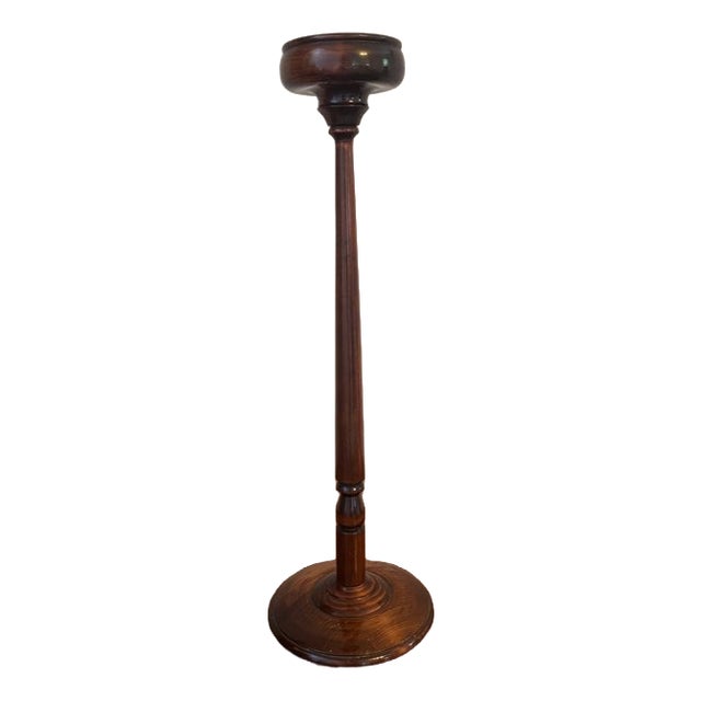 Antique Mahogany Smokers Stand, 1920 For Sale