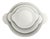 Vintage French Pillivuyt White Porcelain Au Gratin Dishes, Graduated - 3 pcs For Sale
