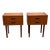 Mid-Century Modern Danish Teak Nightstands, 1964, Set of 2 For Sale