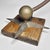 Copper Mid-Century Modernist Wall or Table Fixture in Copper and Oak, Sweden, 1940s For Sale - Image 8 of 11