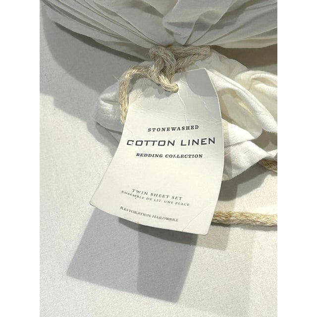 Restoration Hardware Restoration Hardware Linen / Cotton Twin Size Bedding Sets For Sale - Image 4 of 9