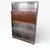 Contemporary Mid-Century Stacking Bookcase with Drop Front Bureau and Glass Sliding Doors For Sale - Image 3 of 7