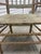 Textile Vintage American Primitive Distressed Green Spindle-Back Rush-Seat Armchair For Sale - Image 7 of 7