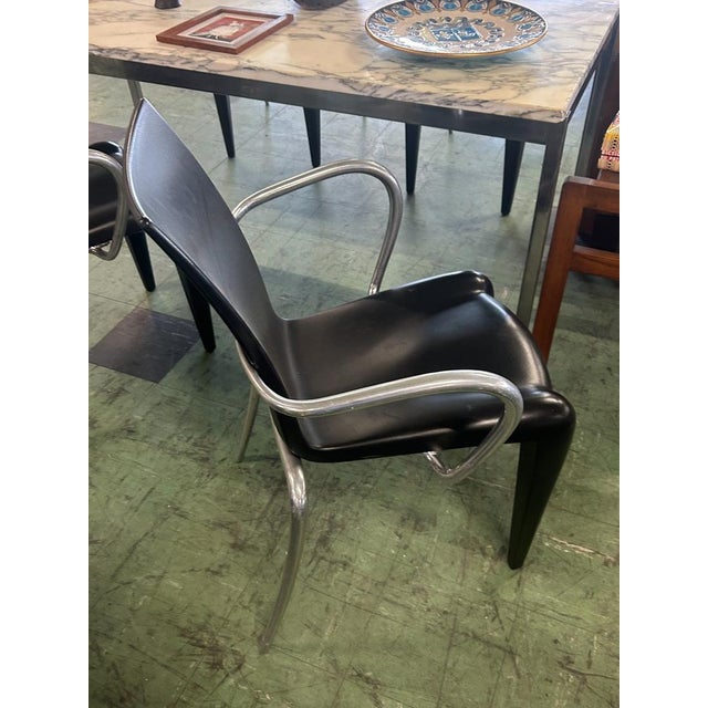 Philippe Starck Louis XII Armchairs by Starck for Vitra, 1990s, Set of 4 For Sale - Image 4 of 6