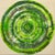 Green Circle Diptych Ii, Contemporary Painting on Canvas For Sale