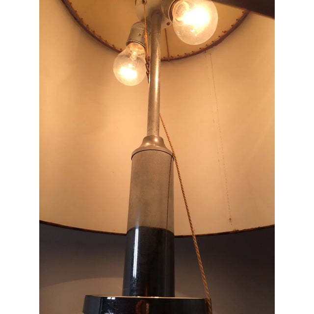 Large Mid-Century Italian Chrome Table Lamp, 1960s For Sale - Image 11 of 18
