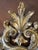 Vintage Italian Handcrafted Gilt Wood Mirror For Sale In Washington DC - Image 6 of 7