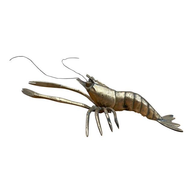 Brass Lobster Figurine For Sale