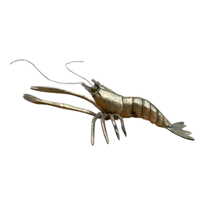 Brass Lobster Figurine