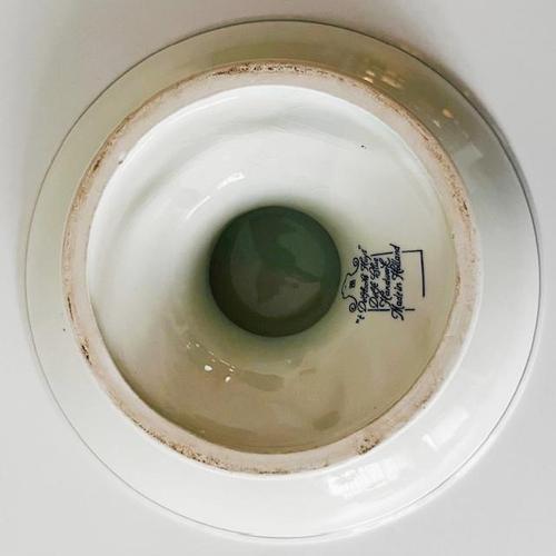 Vintage Delft Blue Fruit Bowl on Foot by 't Delftse Huys, 1980s For Sale - Image 6 of 8