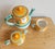 VIETRI Late 20th Century Solimene Vietri 'Decoro Campagna' Hand Painted Italian Coffee Set- 3 Pieces For Sale - Image 4 of 12