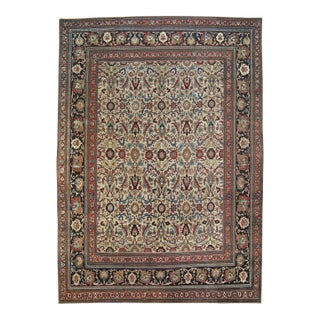Late 19th Century Persian Rug - 10'5" x 11'9" For Sale