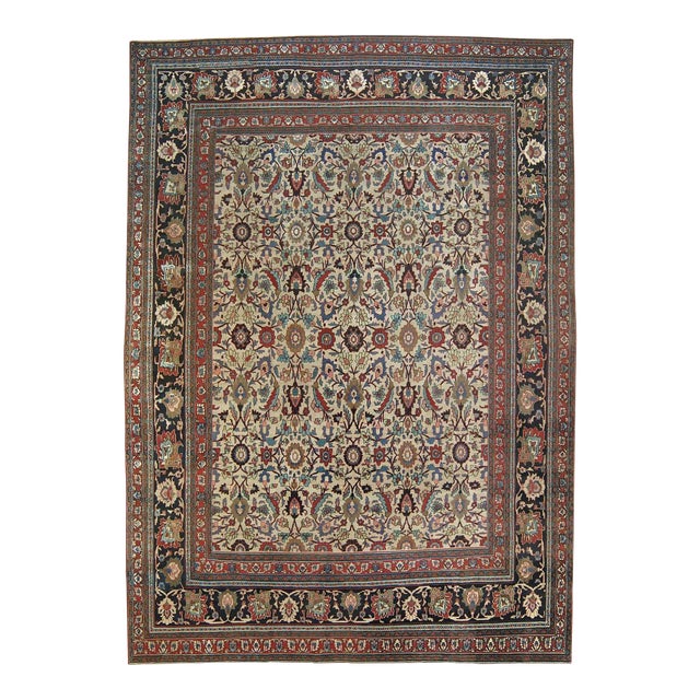 Late 19th Century Persian Rug, 10'5'' X 13'5'' For Sale