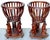 Pair of Carved Hardwood “Frog Prince” Figural Planters, Atrib. Maitland Smith For Sale - Image 11 of 17