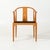 Mid-Century Modern 1990s Wegner "China Chair" for Fritz Hansen in Cherry and Leather For Sale - Image 3 of 12